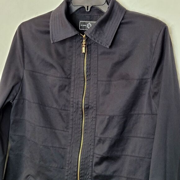 St. John Sport by Marie Gray Full Zip Jacket Size Large - Picture 2 of 6